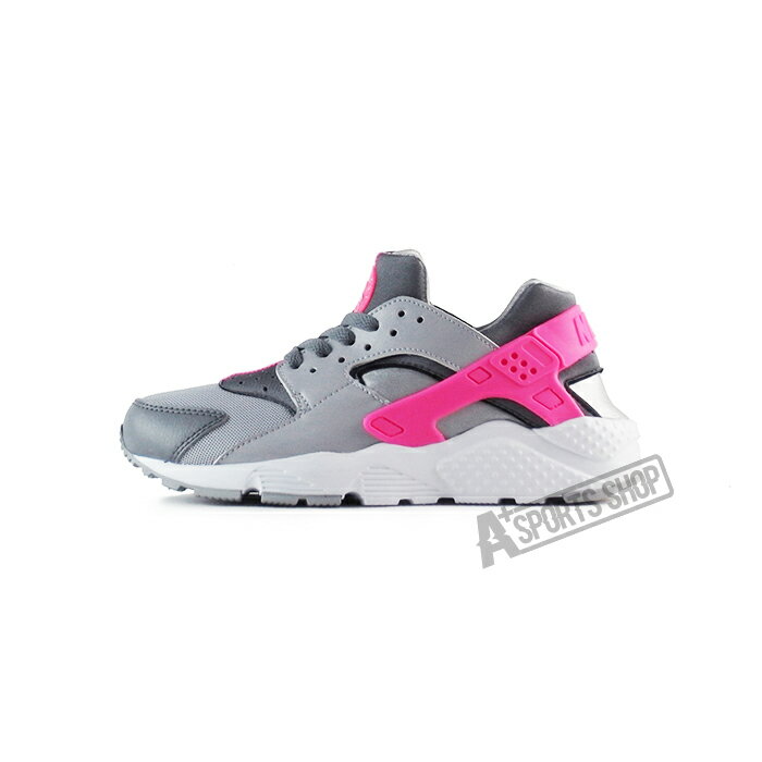 NIKE 女 耐吉 NIKE HUARACHE RUN GS 粉/灰-654280006