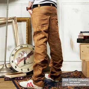 DITION涉谷系潮流拉繩工作長褲-共四色