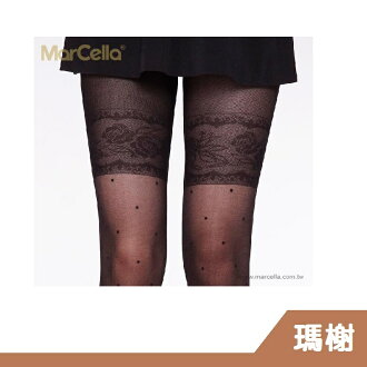 RH shop 瑪榭美肌膝上蕾絲點點褲襪/絲襪 MA-9901/02