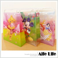 【aife life】迪士尼手提禮物袋/迪士尼正版授權購物袋手把提把收納袋補習袋