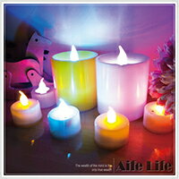【aife life】七彩聲控大蠟燭燈/杯燈生日蠟燭小夜燈造型燈婚禮佈置LED可吹熄蠟燭燈