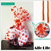 【aife life】包裝彩球束帶/包裝紙禮物袋禮品袋平口包裝袋