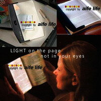 【aife life】2個含運，讀書燈、閱讀燈、夾書燈、夜讀燈、亮書板，可攜式亮平板看書燈，白光設計