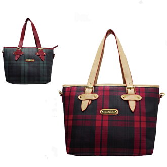 【賽馬師】經典賽馬格紋可提可背二用包 (紅/綠)