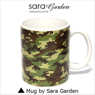 (24H) 客製 質感 彩繪 馬克杯 Mug 迷彩 個性 海陸 咖啡杯 陶瓷杯 杯子 Sara Garden 品牌手作【M0320008】