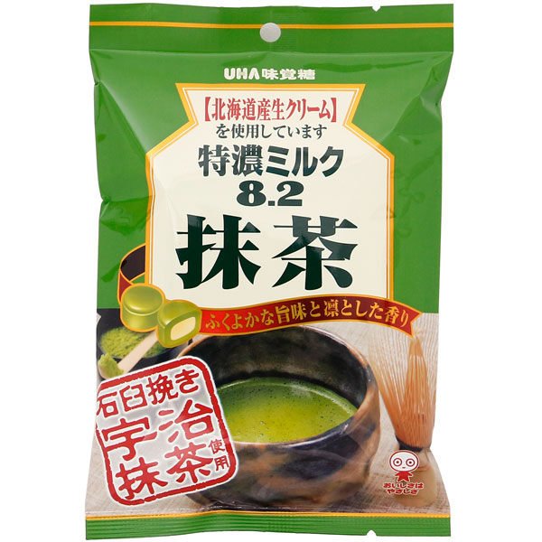 日本進口 味覺特濃抹茶牛奶糖 84g