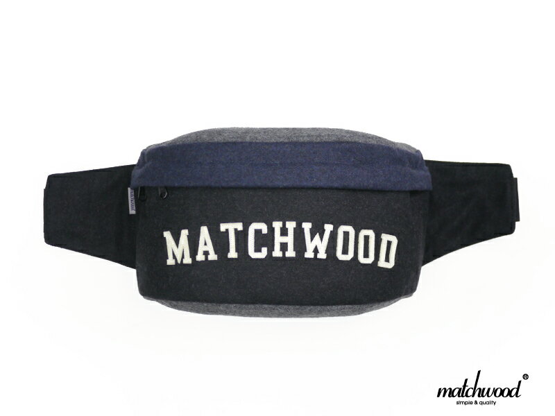 REMATCH -Matchwood Handy 腰包 側背包 斜背包 隨身包 胸前包 黑藍毛料款內層防水/ 單車運動 / 休閒 / 旅遊隨身 / 美式休閒 / 運動 / Outdoor / Jansport / Herschel 可參考