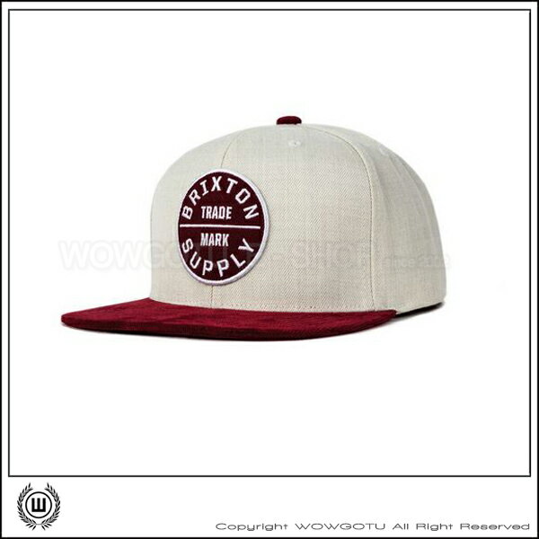【 BRIXTON 】街頭流行棒球帽 - OATH III 帽款-白