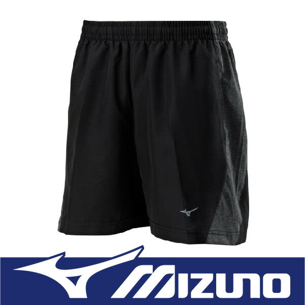 萬特戶外運動 MIZUNO 美津濃 J2TB605409 路跑褲 反光LOGO 口袋設計 男款 黑灰色