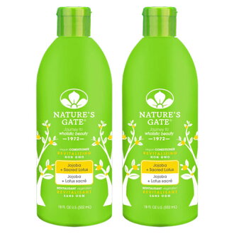 【2入75折】Nature's Gate天然之扉 經典無基改雙倍荷荷巴睡蓮植萃活髮護髮乳532ml
