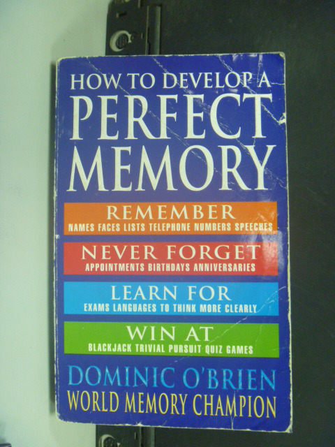 【書寶二手書T6／心理_IKT】How to Develop a Perfect Memory_Dominic