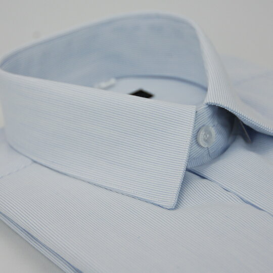 【金‧安德森】淺藍直條紋長袖襯衫