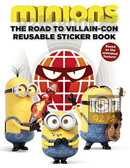 Minions: The Road to Villain-Con: Reusable Sticker Book