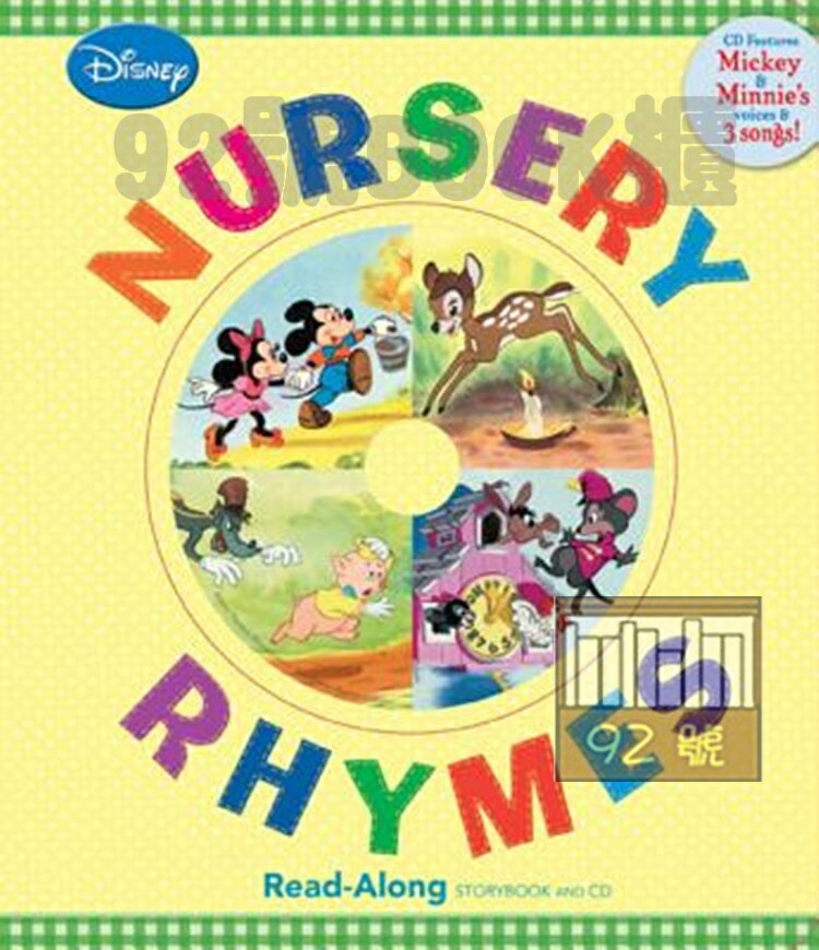 Disney Nursery Rhymes Read-Along Storybook(附CD)