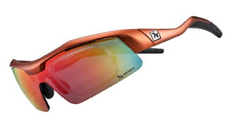 【露營趣】中和 720 armour Tack飛磁換片 自行車眼鏡 風鏡 運動太陽眼鏡 防風眼鏡 B318-5 砂鈦金橘