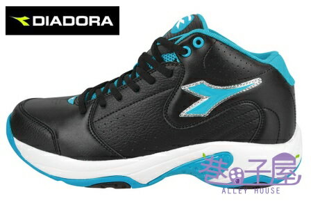 【巷子屋】義大利國寶鞋-DIADORA迪亞多納 男鞋籃球鞋 [7356] 黑白藍 超值價$756