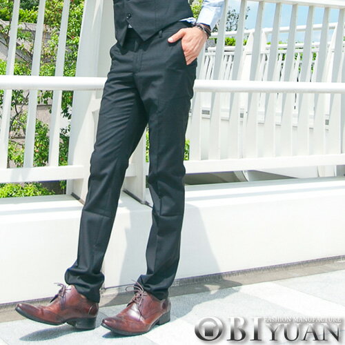 休閒長褲【BGH002】OBI YUAN 韓國布料訂製專櫃品質窄版剪裁西裝褲共3色
