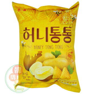 【韓購網】韓國海太蜂蜜咚咚餅65g蜂蜜奶油三角洋芋餅HAITAI