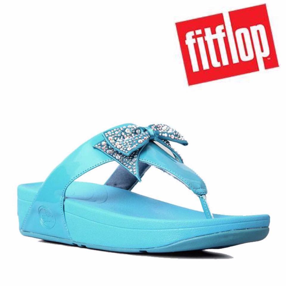 【Fitflop】蝴蝶結__ 藍色Women's Fitflop NewStyle Bow Blue