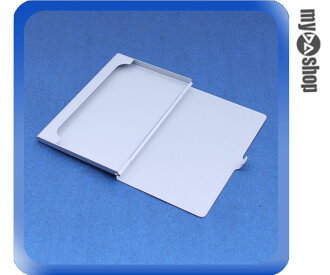 《DA量販店》全新 橫式側推簍空 外殼金屬名片盒 輕巧 精緻 隨身 經典 (22-1475)