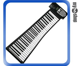 《DA量販店》全新 61鍵 多功能 128音色 可捲 和絃 觸控式 薄型軟鍵盤 鋼琴 (59-1131)