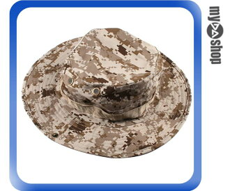 《DA量販店》經典 潮流 ACU CP 軍用 德國 叢林 迷彩 圓邊 漁夫 帽 登山 踏青 (64-026)