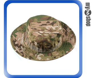 《DA量販店》經典 潮流 ACU CP 軍用 特警 叢林 迷彩 圓邊 漁夫 帽 登山 踏青 (64-027)