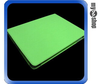 《DA量販店》New iPad iPad3 素面 皮質 輕薄 皮套 保護套 亮綠色款(77-1178)
