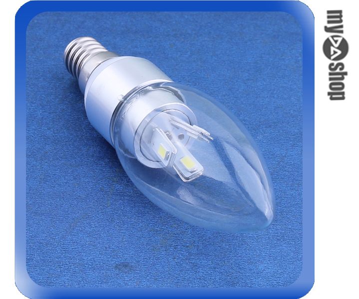 《DA量販店》E14 2W LED 燈泡 LED燈 節能燈 省電燈泡 85-265V 暖白(78-2879)