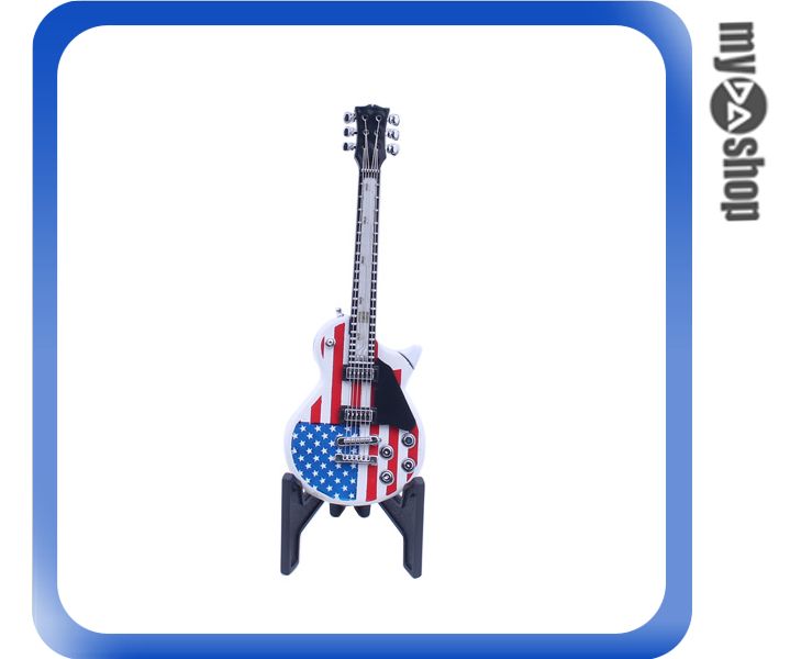 《DA量販店》電吉他 造型 瓦斯 打火機 附架 可重複使用 隨身 飾品 美國樣式(78-2928)