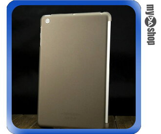 《DA量販店》ipad mini 透明 磨砂 背蓋 保護殼 保護套 黑色(78-4285)