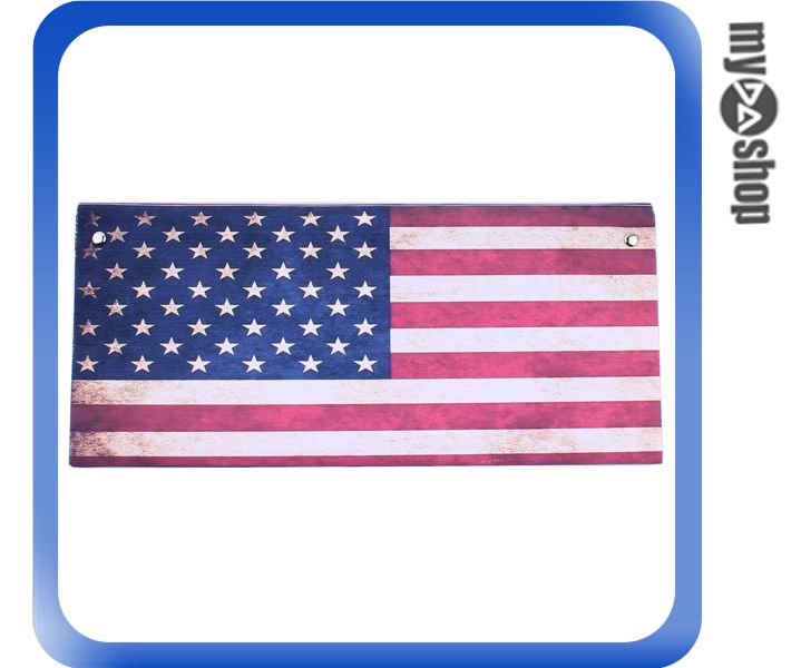 《DA量販店》手工 創意 生活 美國 國旗 錢包 中性 皮夾 長夾 鈔票夾(79-2849)
