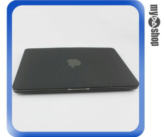 《DA量販店》MACBOOK PRO RETINA 13.3吋 磨砂 保護殼 黑 適用 無光碟機版(79-7078)