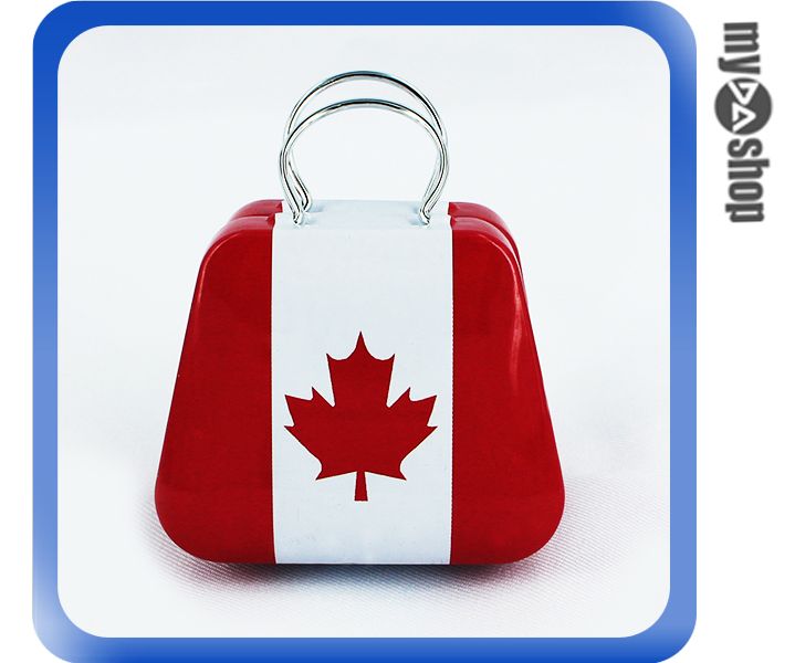 《DA量販店》婚禮小物 加拿大 國旗 喜糖盒 行李箱 手提包 金屬盒(V50-1034)