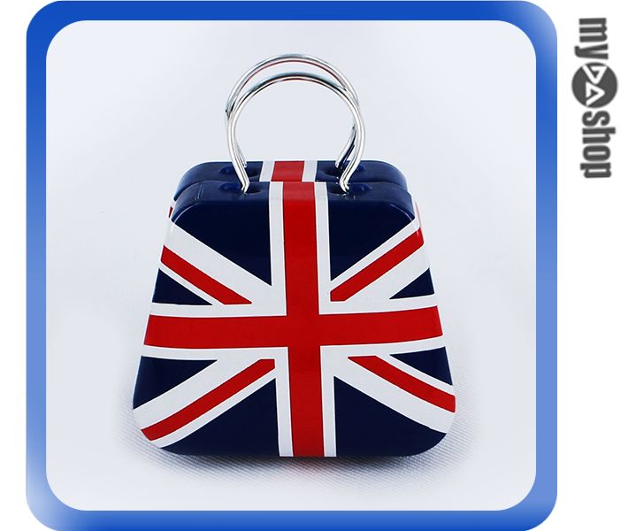《DA量販店》婚禮小物 英國 國旗 喜糖盒 行李箱 手提包 金屬盒(V50-1035)