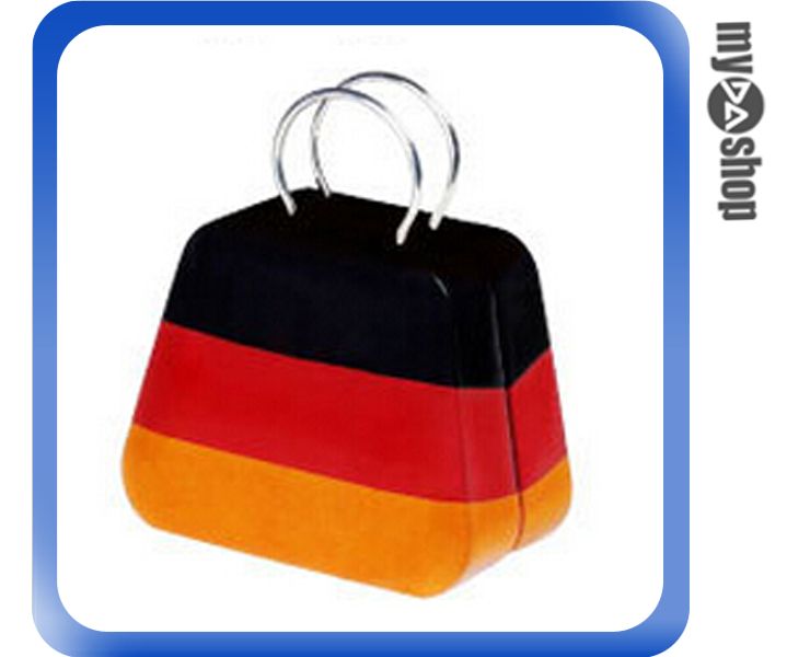 《DA量販店》婚禮小物 德國 國旗 喜糖盒 行李箱 手提包 金屬盒(V50-1036)