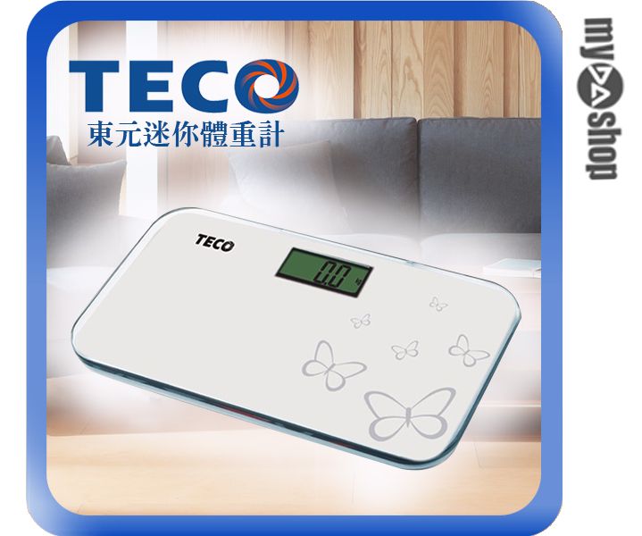 《DA量販店》東元 TECO 迷你 電子 體重計 XYFWT281(W89-0029) 