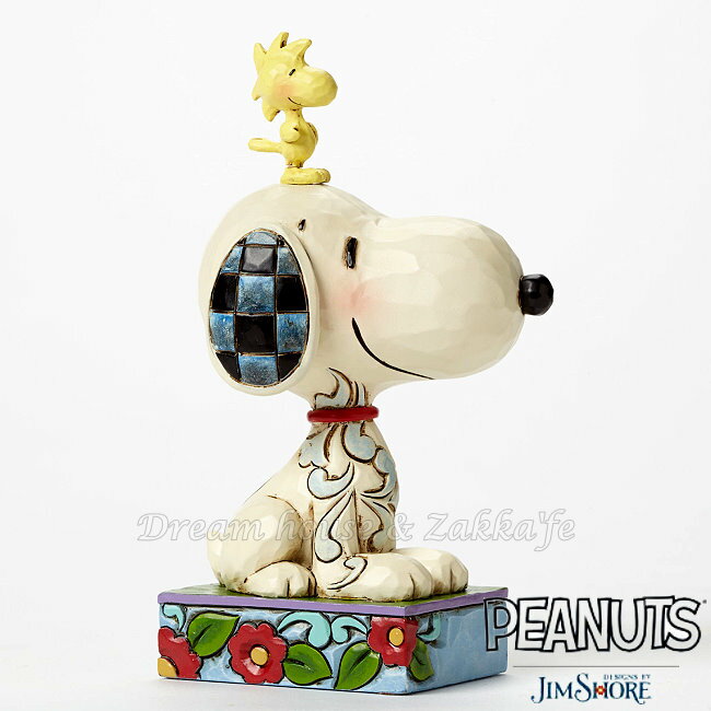 Jim Shore愛木小灣 PEANUTS Snoopy 史努比頭頂糊塗塔克 ★ 美國ENESCO精品 ★ 夢想家精品家飾