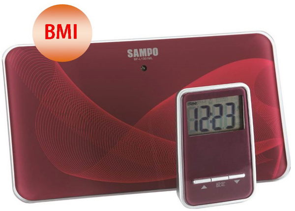 (新品) BF-L1301ML【SAMPO聲寶】BMI體重計 免運費-隆美家電