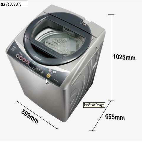 國際 Panasonic 10公斤 不鏽鋼智慧節能變頻洗衣機 NA-V100YBS-S