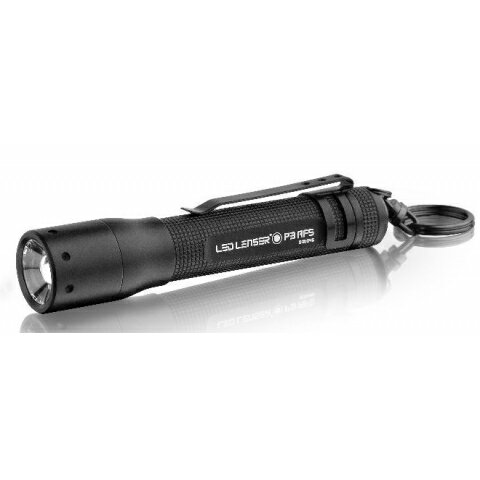 ├登山樂┤LED LENSER 鑰匙圈系列 P3 AFS 伸縮調焦手電筒 25流明 黑 #8603-A/8403-A