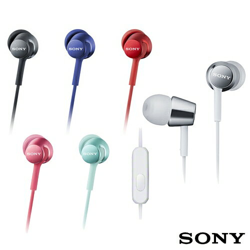 SONY MDR-EX150AP  炫彩高音質入耳式耳機支援智慧手機，公司貨一年保固 線控 麥克風  