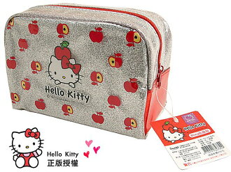 BO雜貨【SV3135】hello kitty 化妝包 正版授權 化妝品收納 筆袋 文具收納 袋中袋 手拿包