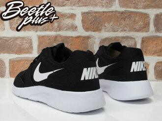 男生 BEETLE NIKE KAISHI 輕量 網布 麂皮 拼接 黑白 白勾 慢跑鞋 654473-010 2