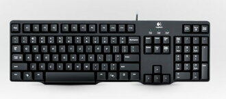 羅技 Logitech K100 PS/2 鍵盤 K-100 K 100 全尺寸鍵盤 防濺灑設計 【天天3C】
