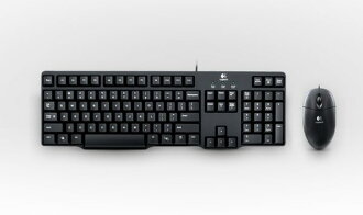 羅技 Logitech MK100 PS/2鍵盤+USB滑鼠 【天天3C】