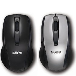 [天天3C] SANYO 三洋有線光學式USB滑鼠 SYMS-M1 銀灰色/黑色 二色任你選