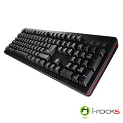 I-rocks 艾芮克 IRK10 IR K10 黑色 ROCK系列塑鋼軸遊戲鍵盤 [天天3C]  