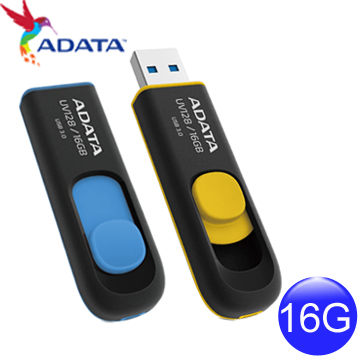 威剛 ADATA UV128 16G USB3.0 隨身碟 (藍色、黃色) [天天3C]