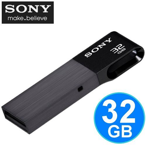 SONY USM-W 32GB 32G 髮絲紋金屬隨身碟 [天天3C]